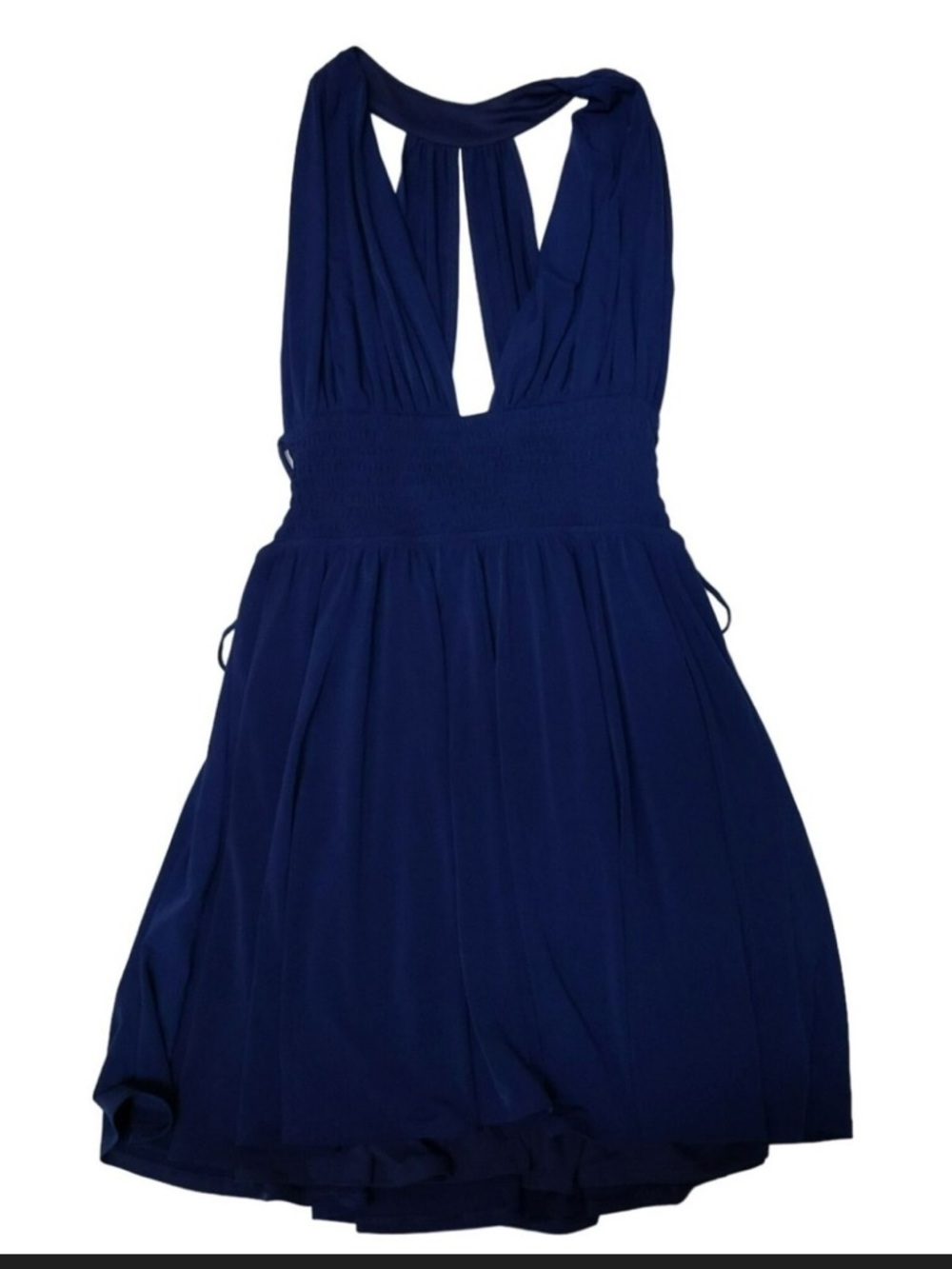 Express Women's Navy Halter Cocktail Dress